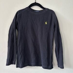 Polo Ralph Lauren Black Thermal Long Sleeve